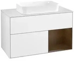 Villeroy und Boch Finion Waschtischunterschrank F661GNGF 100x60,3x50,1cm, Regal
