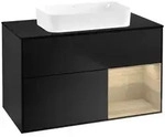 Villeroy und Boch Finion Waschtischunterschrank F662PCPD 100x60,3x50,1cm, Regal
