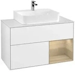 Villeroy und Boch Finion Waschtischunterschrank F121PCGF 100cm, Abdeckplatte...
