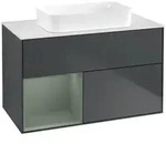 Villeroy und Boch Finion Waschtischunterschrank F651GMHG 100x60,3x50,1cm, Regal...