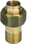 Viega Rohrverschraubung 109080 22 mm x R 1, Rotguss/Siliziumbronze, konisch...