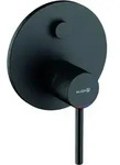 Kludi Bozz Wannenarmatur 387593976 Unterputzarmatur, mattschwarz