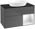 Villeroy und Boch Finion Waschtischunterschrank FA22MTGK 100cm, Abdeckplatte...