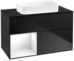 Villeroy und Boch Finion Waschtischunterschrank F652GFPD 100x60,3x50,1cm, Regal...