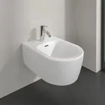 Villeroy und Boch Skyla Bidet 448200RW 37x53cm, f&uuml;r 1-Loch Armatur, mit...