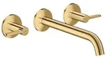 hansgrohe AXOR One 3-Loch Wannenarmatur 48431990 Unterputz, Ausladung 220mm,...