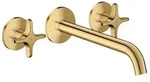 hansgrohe AXOR One 3-Loch Wannenarmatur 48430990 Unterputz, Ausladung 220mm,...
