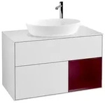 Villeroy und Boch Finion Waschtischunterschrank F901HBMT 100cm, Abdeckplatte...