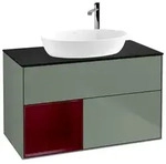 Villeroy und Boch Finion Waschtischunterschrank F892HBGM 100cm, Abdeckplatte...
