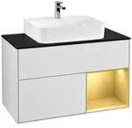Villeroy und Boch Finion Waschtischunterschrank F122HFMT 100cm, Abdeckplatte...