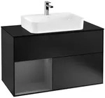 Villeroy und Boch Finion Waschtischunterschrank F362GKPD 100cm, Abdeckplatte...