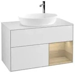 Villeroy und Boch Finion Waschtischunterschrank F901PCMT 100cm, Abdeckplatte...
