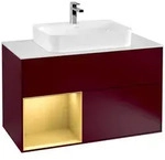 Villeroy und Boch Finion Waschtischunterschrank F361HFHB 100cm, Abdeckplatte...