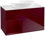 Villeroy und Boch Finion Waschtischunterschrank FA11HBHB 100cm, Abdeckplatte...