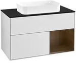 Villeroy und Boch Finion Waschtischunterschrank F662GNMT 100x60,3x50,1cm, Regal