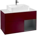 Villeroy und Boch Finion Waschtischunterschrank F121HGHB 100cm, Abdeckplatte...