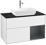 Villeroy und Boch Finion Waschtischunterschrank F782HGGF 100cm, Abdeckplatte...