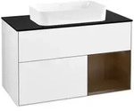 Villeroy und Boch Finion Waschtischunterschrank F662GNGF 100x60,3x50,1cm, Regal