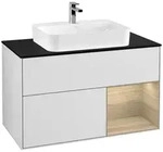 Villeroy und Boch Finion Waschtischunterschrank F372PCMT 100cm, Abdeckplatte...