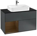 Villeroy und Boch Finion Waschtischunterschrank F362GNHG 100cm, Abdeckplatte...