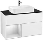 Villeroy und Boch Finion Waschtischunterschrank F362MTGF 100cm, Abdeckplatte...