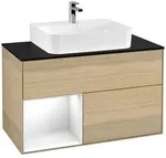 Villeroy und Boch Finion Waschtischunterschrank F112GFPC 100cm, Abdeckplatte...
