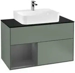 Villeroy und Boch Finion Waschtischunterschrank F112GKGM 100cm, Abdeckplatte...