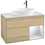 Villeroy und Boch Finion Waschtischunterschrank F901MTPC 100cm, Abdeckplatte...
