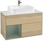 Villeroy und Boch Finion Waschtischunterschrank F111GMPC 100cm, Abdeckplatte...