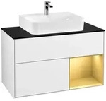 Villeroy und Boch Finion Waschtischunterschrank F122HFGF 100cm, Abdeckplatte...
