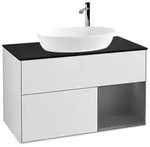 Villeroy und Boch Finion Waschtischunterschrank F902GKMT 100cm, Abdeckplatte...