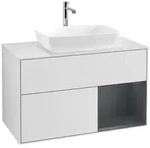 Villeroy und Boch Finion Waschtischunterschrank F781HGMT 100cm, Abdeckplatte...