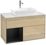 Villeroy und Boch Finion Waschtischunterschrank F771PDPC 100cm, Abdeckplatte...