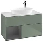 Villeroy und Boch Finion Waschtischunterschrank F891GKGM 100cm, Abdeckplatte...