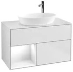 Villeroy und Boch Finion Waschtischunterschrank F891GFMT 100cm, Abdeckplatte...