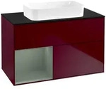 Villeroy und Boch Finion Waschtischunterschrank F652GMHB 100x60,3x50,1cm, Regal...