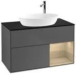 Villeroy und Boch Finion Waschtischunterschrank F902PCGK 100cm, Abdeckplatte...