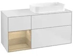 Villeroy und Boch Finion Waschtischunterschrank F681PCMT 120x60,3x50,1cm, Regal...