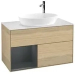 Villeroy und Boch Finion Waschtischunterschrank F891HGPC 100cm, Abdeckplatte...