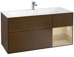 Villeroy und Boch Finion Waschtischunterschrank F070PCGN 119,6x59,1cm, Regal...