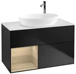 Villeroy und Boch Finion Waschtischunterschrank F891PCPD 100cm, Abdeckplatte...