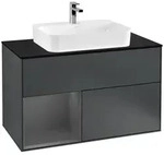 Villeroy und Boch Finion Waschtischunterschrank F362GKHG 100cm, Abdeckplatte...