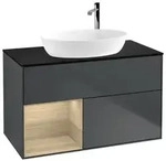 Villeroy und Boch Finion Waschtischunterschrank F892PCHG 100cm, Abdeckplatte...