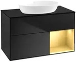 Villeroy und Boch Finion Waschtischunterschrank FA22HFPD 100cm, Abdeckplatte...