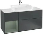 Villeroy und Boch Finion Waschtischunterschrank F411GMHG 120cm, Abdeckplatte...