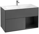 Villeroy und Boch Finion Waschtischunterschrank F040PDGK 99,6x59,1x49,8cm, Regal
