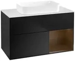 Villeroy und Boch Finion Waschtischunterschrank F661GNPD 100x60,3x50,1cm, Regal