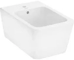 hansgrohe EluPura Q 540 Wand-Bidet 62044450 mit Hahnloch/&Uuml;berlauf, wei&szlig;, mit