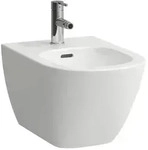 Laufen Lua Wand-Bidet H8300810003021 mit &Uuml;berlauf, 1 Hahnloch, wei&szlig;