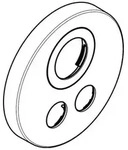hansgrohe Rosette f&uuml;r vertauschte Anschl&uuml;sse 92391000 Therm. Unterputz...
